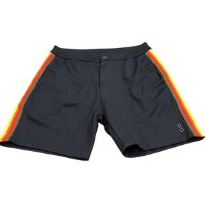 Ron Dorff Track Tennis Shorts Mens Large Navy Side‎ Stripe Stockholm Paris